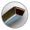 COURROIES TRAPEZOIDALES 4L STANDARD