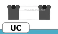 JOINT U / PISTON 26.99X33.34X6.35 <br>UC PU/Polyuréthane Bleu¤94