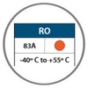 Courroie ronde RO orange 83 Shores DIAMETRE 15 mm