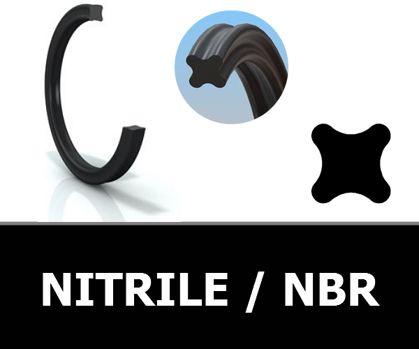 JOINT QUATRE LOBES XR 3.68x1.78 NBR/Nitrile 70 QR4007 N02