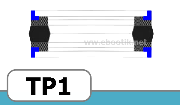 JOINT TETE DE PISTON 50.80x41.28x12.15x6.13 TP1 NBR/Nitrile