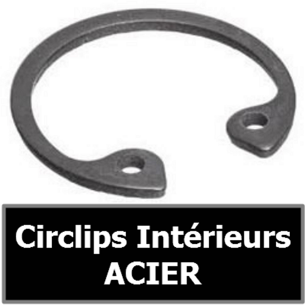 CIRCLIP 7.00 mm Intérieur (pour alésage) en ACIER