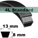 COURROIE 4L350 STANDARD (NOIRE non Kevlar)
