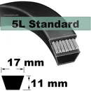 COURROIE 5L290 STANDARD (NOIRE non Kevlar)