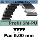 Courroie Crantée/Linéaire 5M13 POLYURETHANE Vendue au mètre