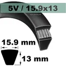 COURROIE TRAPEZOIDALE 5V560