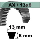 COURROIE TRAPEZOIDALE CRANTEE AX25