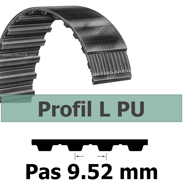 COURROIE CRANTEE 173L062 PU