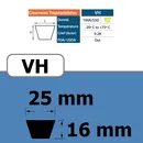111360007-COURROIE TRAPEZOIDALE VH25