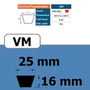 111360025-COURROIE TRAPEZOIDALE VM25