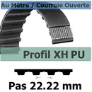 Courroie Crantée/Linéaire XH400 POLYURETHANE Vendue au mètre