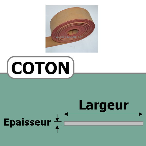 COURROIE COTON 30.00 mm x 3 Plis