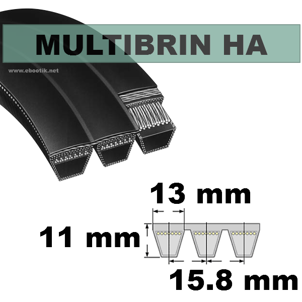 Courroie HA47x6 Brins