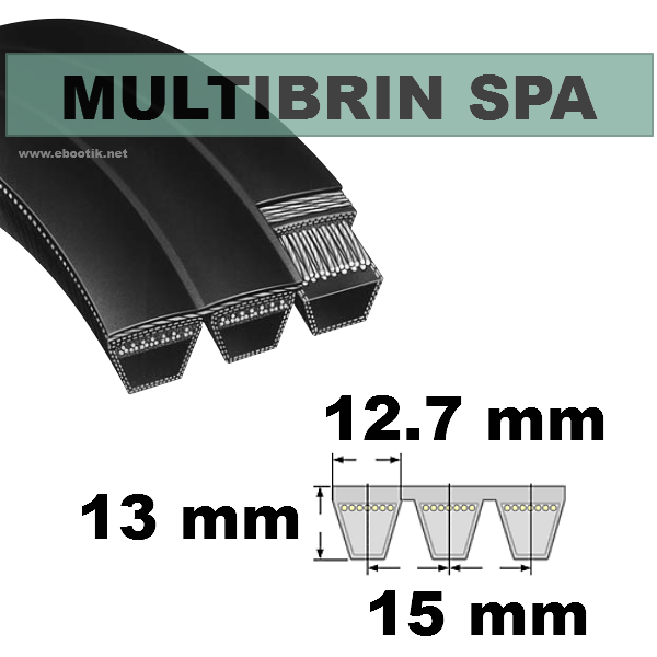 Courroie SPA1800x1 Brin