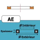 BAGUE ANTI-EXTRUSION 2.90x1.78 AE NBR/Nitrile