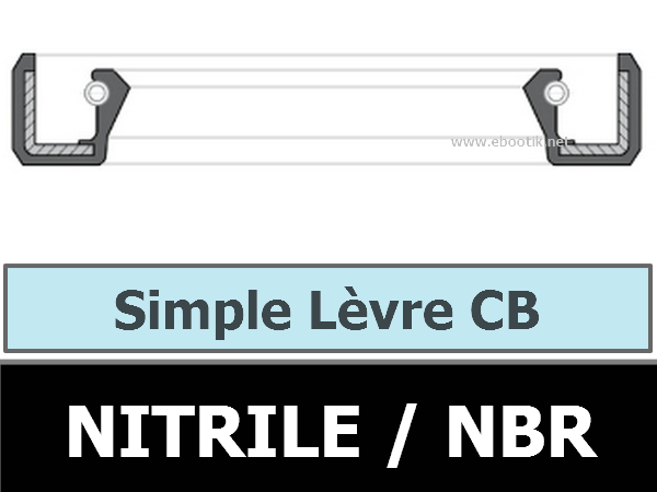 JOINT 5X16X7 CB / SIMPLE LEVRE NBR/Nitrile