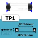 JOINT TETE DE PISTON 32x24x9SP TP1 NBR/Nitrile