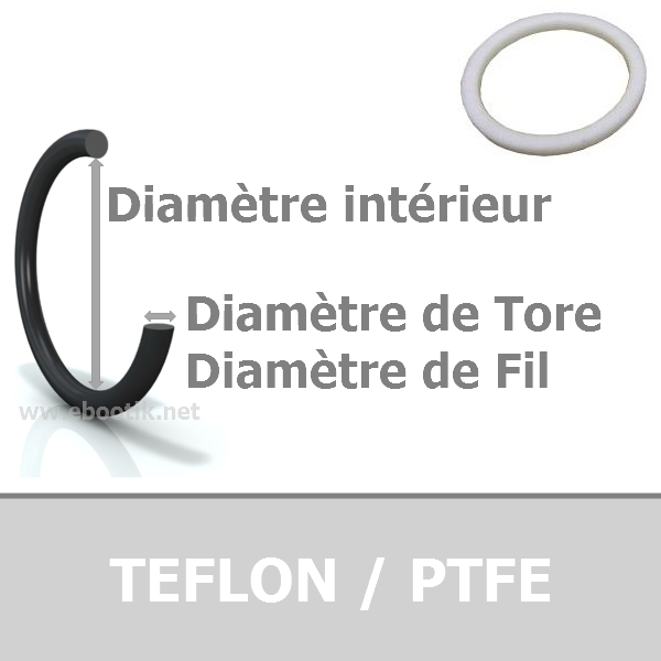 JOINT TORIQUE 3.00x1.50 PTFE