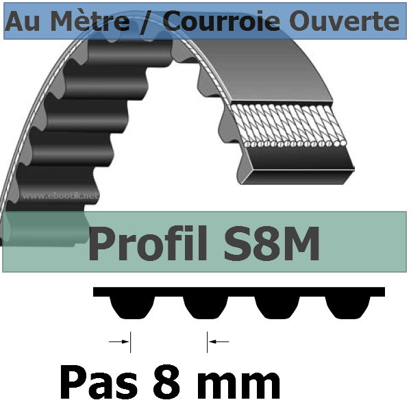 11720031-S8M12 mm Fibre Verre