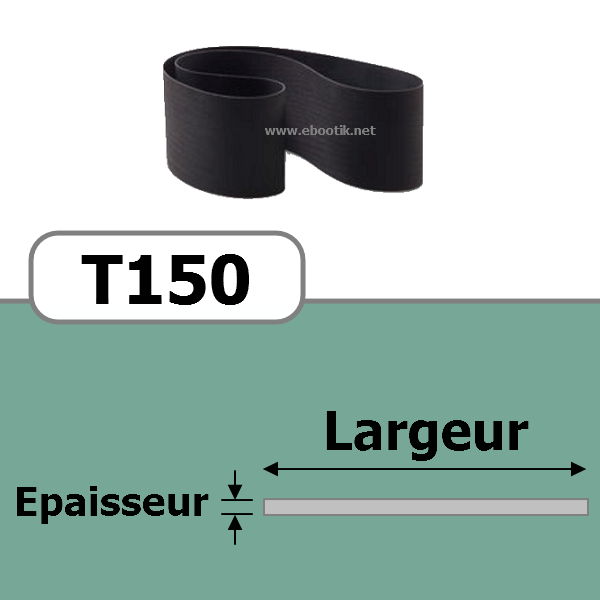 COURROIE PLATE T150/960x20-HF150/960x20 mm