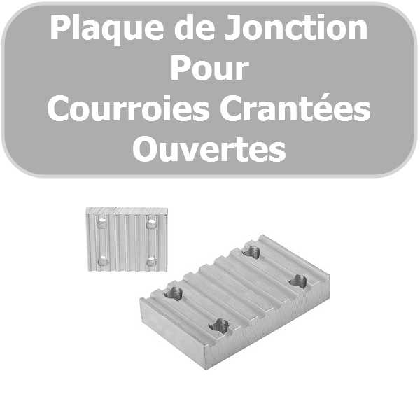 Plaque de JONCTION 14M-40 mm ALUMINIUM