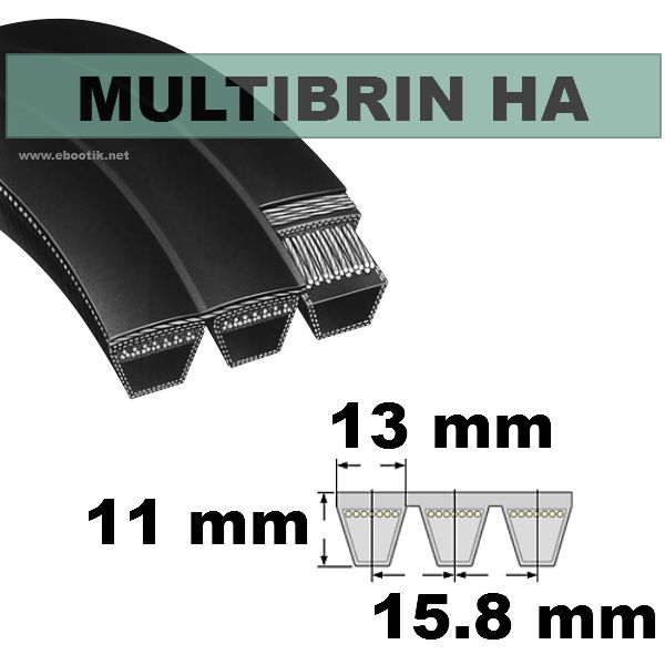 Courroie HA100x5 Brins