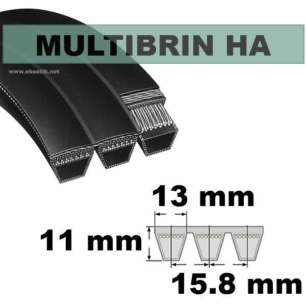 Courroie HA47x3 Brins