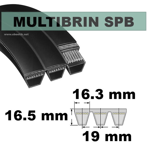 Courroie SPB2000x4 Brins