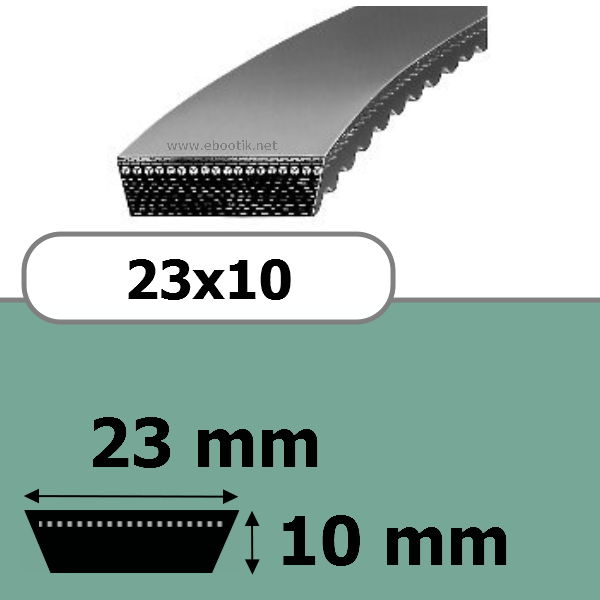 COURROIE VARIATEUR 23x10x865