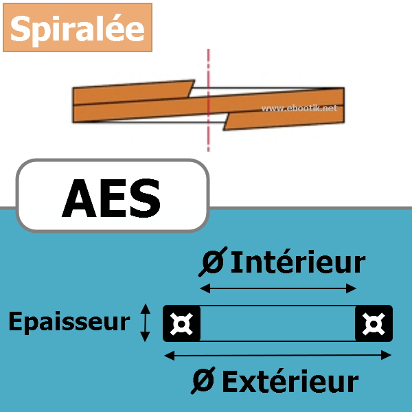 BAGUE ANTI-EXTRUSION 9.12x3.53 AES PTFE