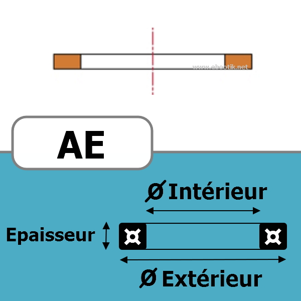 BAGUE ANTI-EXTRUSION 7.60x2.62 AE PU