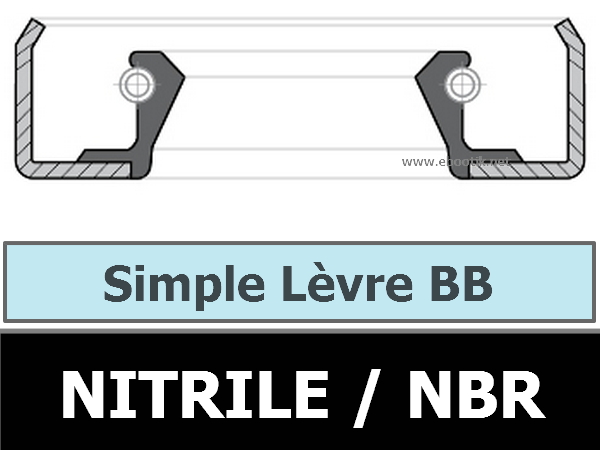 Joint 49.21X 68.26X 9.52 Forme BB NBR/Nitrile/Nitrile