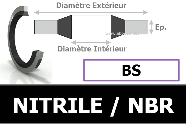 BAGUE BS 3.05x6.35x1.22 / 001 NBR/Nitrile