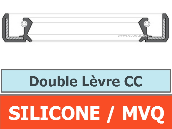 JOINT 75x100x13 CC / DOUBLE LEVRE MVQ 