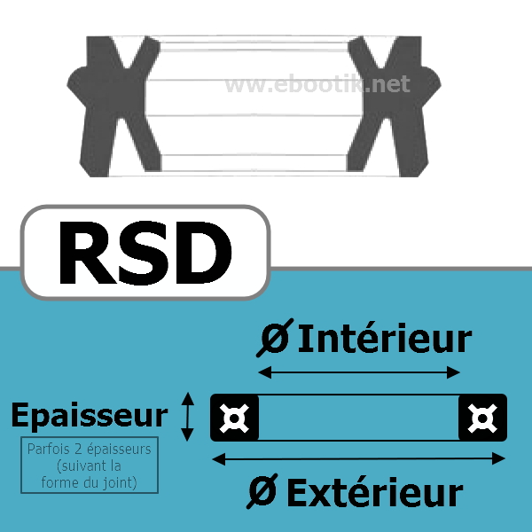 JOINT RACLEUR 20X30X10.4 <br>RSD FPM/Viton¤86 FPM/Viton 