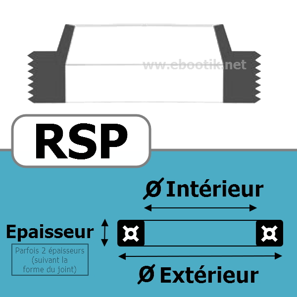 JOINT RACLEUR 36X48X7/10 <br>RSP NBR/Nitrile Noir¤90