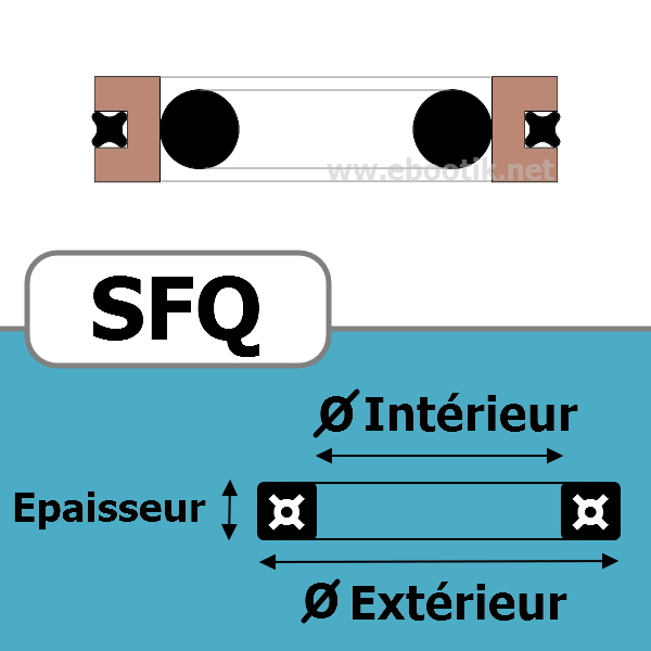 JOINT COMPOSITE 52x63x4.2 SFQ BRN