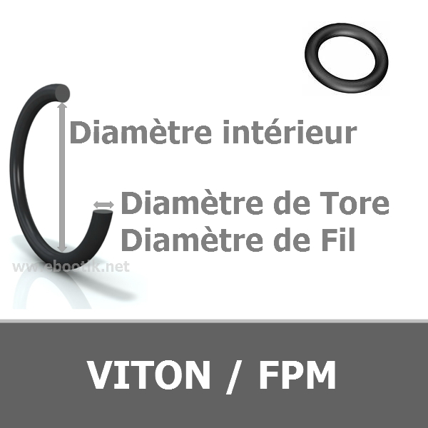 JOINT TORIQUE 1.50x2.00 mm FPM/Viton/VITON 80