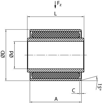 13120003-ARTICULATION CHASSEE 8x20x15  mm