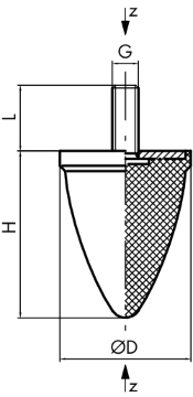 BUTEE PROGRESSIVE MALE 50x58 M8